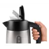 Bosch TWK4P440 elektriskā tējkanna 1.7 L 2400 W Melna, Nerūsējošais tērauds