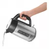 Bosch TWK4P440 elektriskā tējkanna 1.7 L 2400 W Melna, Nerūsējošais tērauds