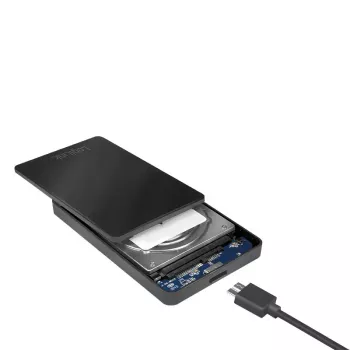 Korpuss HDD/SSD LogiLink UA0339 Melns 2,5 collas