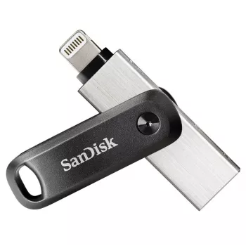 WESTERN DIGITAL SanDisk iXPand Go - 128 GB USB zibatmiņa - USB 3.0 / Lightning
