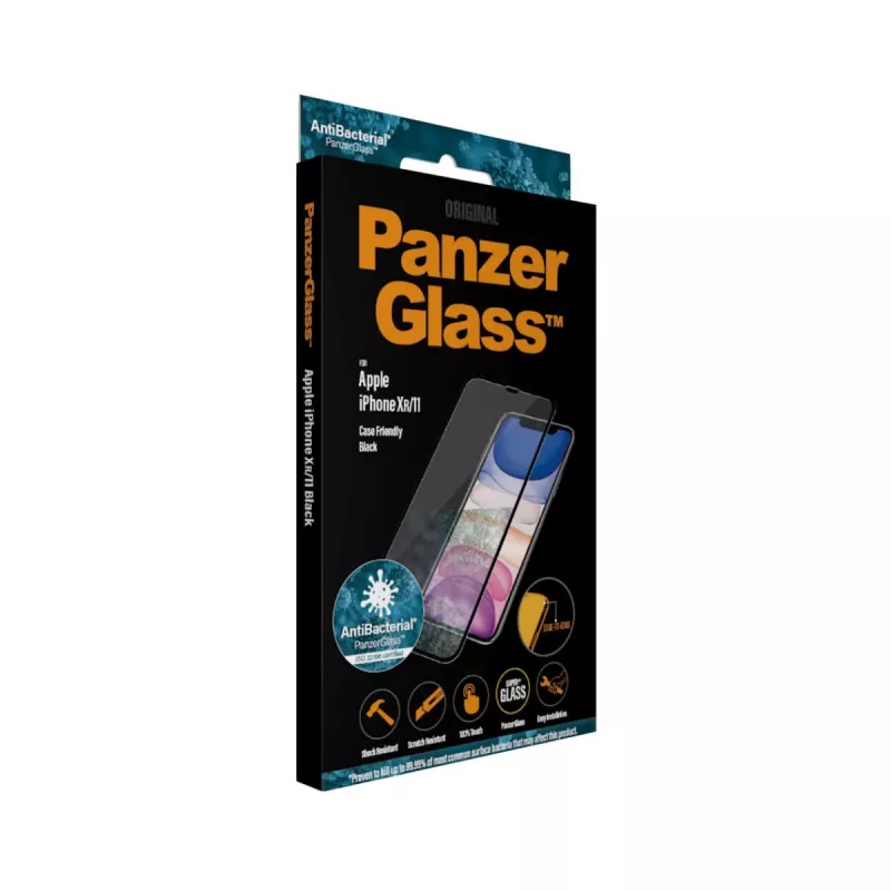 PanzerGlass Apple iPhone 11 XR ekrāna aizsargs, no malas līdz malai