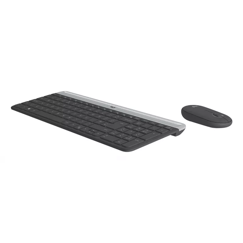 LOGITECH Bezvadu klaviatūras un peles komplekts Mk470 Graphite QWERTY Dansk/Norsk/Svenska