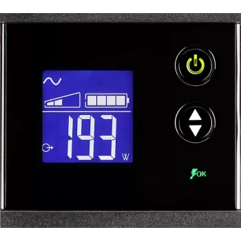 Nepārtrauktās barošanas avots Eaton Ellipse PRO 1200 FR 1.2 kVA / 750 W Line-Interactive, 8x E tipa kontaktligzdas, LCD, Rack 2U/Tower