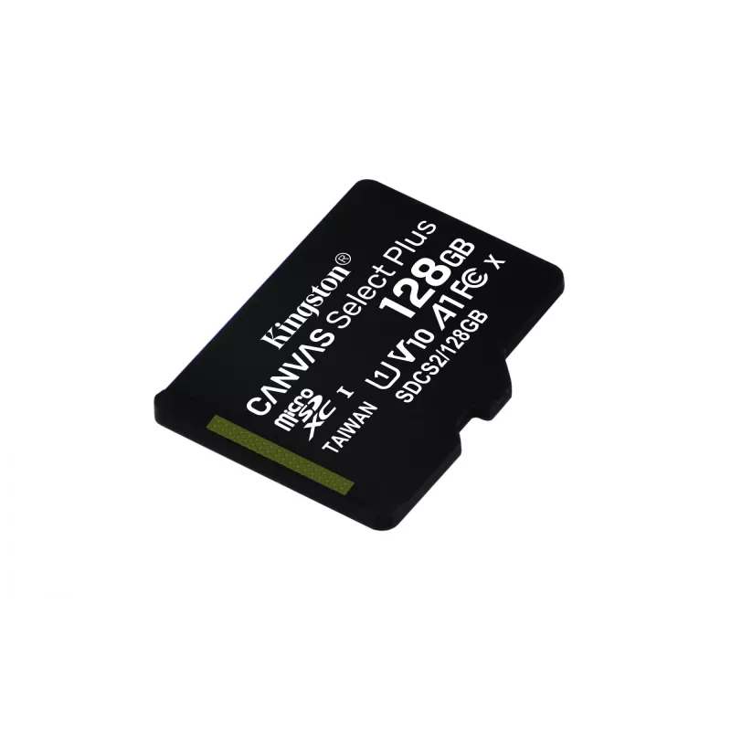 Atmiņas karte Kingston Canvas Select Plus 128GB microSDXC UHS-I 100R A1 C10