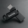 USB zibatmiņa SanDisk 256 GB USB Type-A USB Type-C Ultra Dual Drive Go