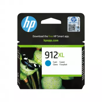 HP 912XL augstas ražības ciāna oriģinālā tintes kasetne