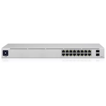 UBIQUITI NETWORKS UniFi Switch 16x Gigabit Ethernet Porti, tai skaitā 8x 802.3at PoE+ Porti