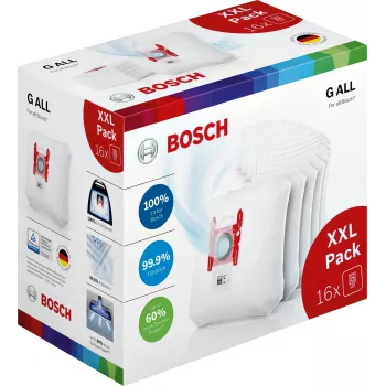 Bosch BBZ16GALL putekļu maisiņi cilindriskajiem putekļsūcējiem (16 gab.)