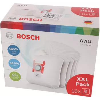 Bosch BBZ16GALL putekļu maisiņi cilindriskajiem putekļsūcējiem (16 gab.)