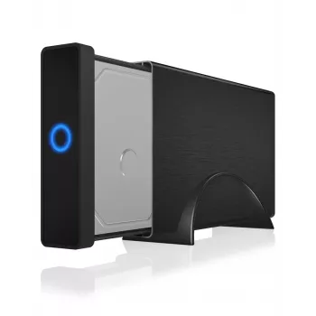 ICY BOX IB-377U3 HDD korpuss Melns 3.5 collu