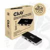 CLUB3D USB Type C 4-in-1 Hub ar HDMI 4K60Hz, USB Type C PD, USB Type A un audio ligzdu