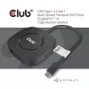 CLUB3D USB Type-C 3.2 Gen 1 MST Hub DisplayPort 1.4 trīs monitoru