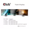 CLUB3D USB Type-C 3.2 Gen 1 MST Hub DisplayPort 1.4 trīs monitoru
