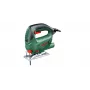 Finzāģis Bosch PST 650 — 500 W, 65 mm koksne, 4 mm tērauds, augšējais rokturis, bezinstrumentu asmens maiņa