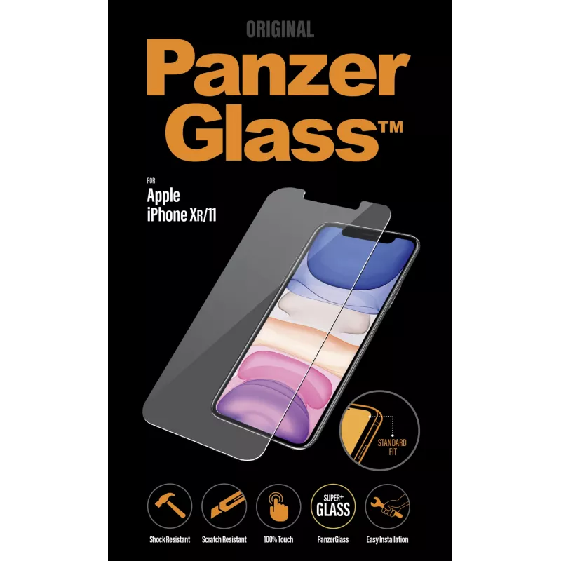 PanzerGlass ® Ekrāna aizsargs iPhone 11 | XR | Standarta piegulums