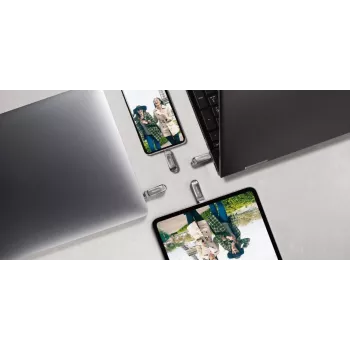 WESTERN DIGITAL SanDisk Ultra Dual Drive Luxe 256GB USB zibatmiņa - USB Type-C / USB 3.1