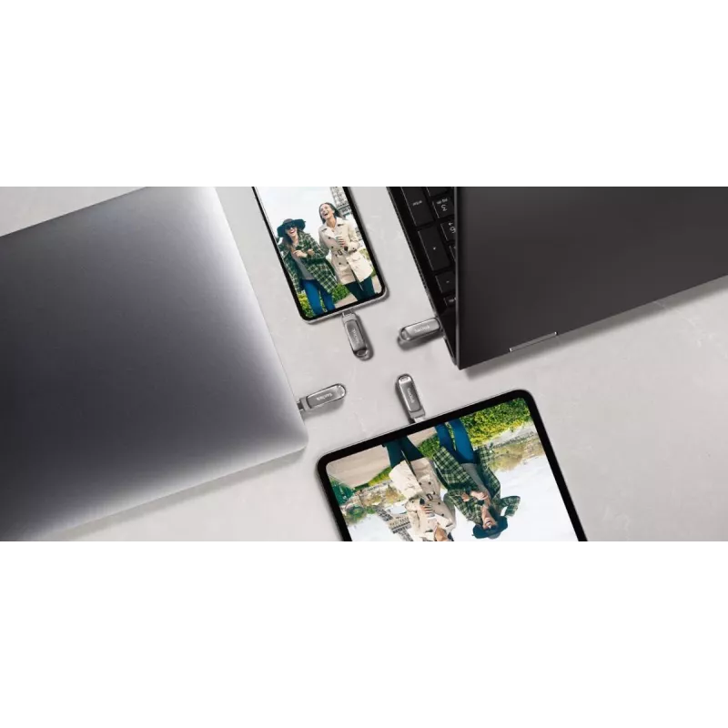WESTERN DIGITAL SanDisk Ultra Dual Drive Luxe 256GB USB zibatmiņa - USB Type-C / USB 3.1