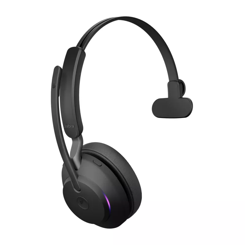 Jabra Evolve2 65 USB-A Melns MS Chrg statīvs Mono