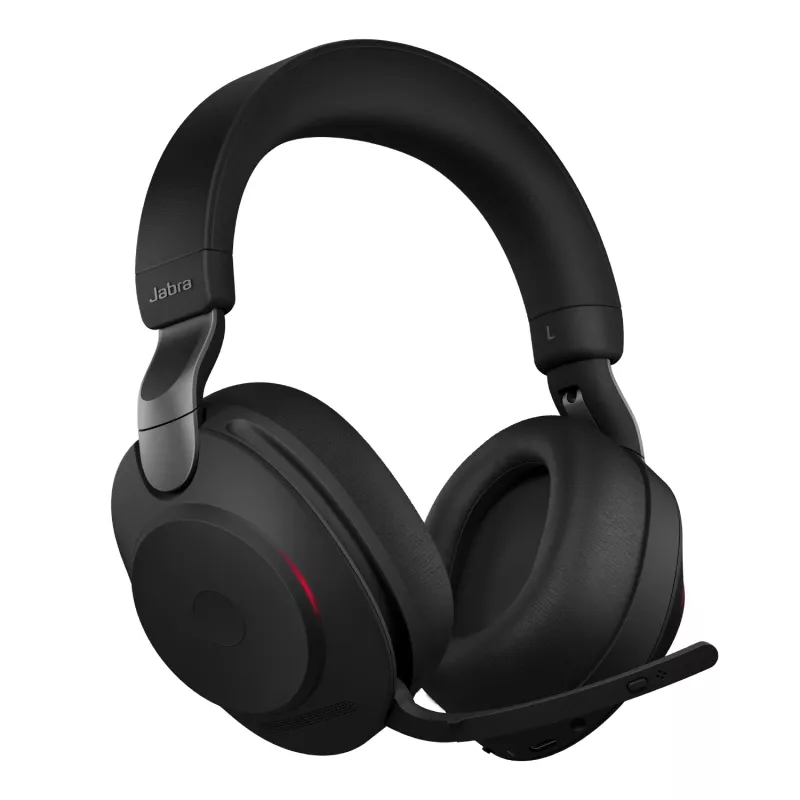 Jabra Evolve2 85 - Link380a UC Stereo Statīvs, Melns