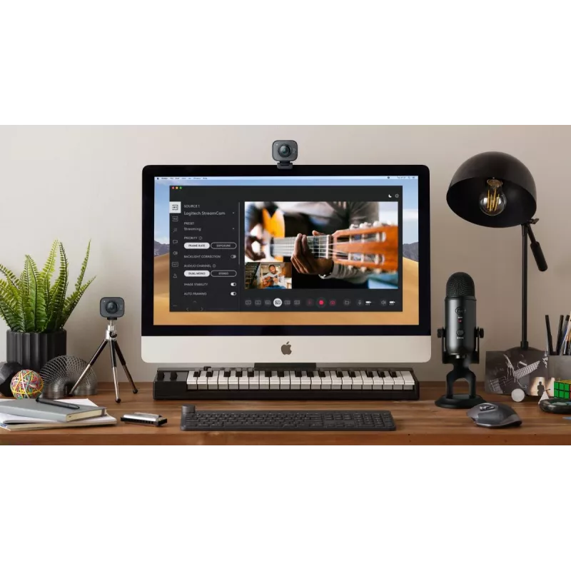 Logitech StreamCam Graphite - tīmekļa kamera