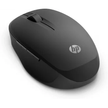 HP Dual Mode Black Mouse 300, labā roka, optiskā, RF bezvadu, 3600 DPI, melna