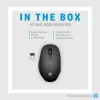 HP Dual Mode Black Mouse 300, labā roka, optiskā, RF bezvadu, 3600 DPI, melna