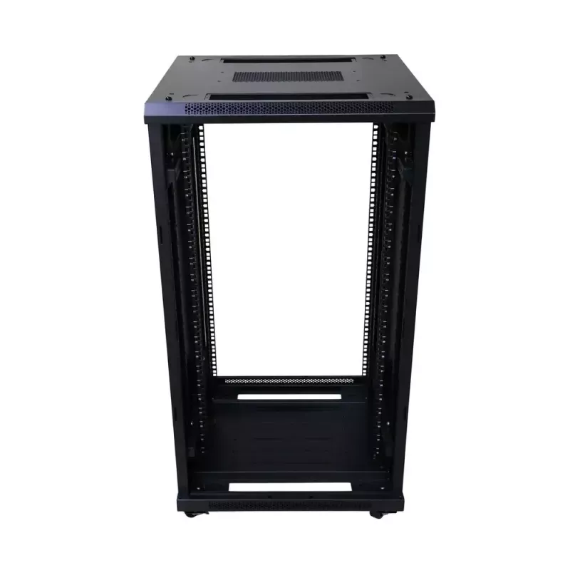 Brīvi stāvošs skapis Extralink EX.14398 22U Melns Atslēgas slēdzene