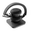 Logitech Zone Wireless MS 981-000854 bezvadu Bluetooth austiņas ar mikrofonu, uzliekamās, aktīva trokšņu slāpēšana, Qi uzlāde, Microsoft Teams, grafīta
