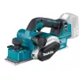 Elektriskā ēvele Makita DKP181Z, 18V, ēvelēšanas platums 82 mm, maks. skaidas biezums 3 mm, tukšgaitas ātrums 12 000 apgr./min, izgriezuma dziļums 0–25 mm