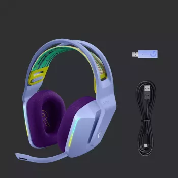 Austiņas Logitech G G733 LIGHTSPEED bezvadu RGB spēļu austiņas