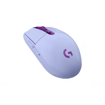 Logitech G305 Lightspeed bezvadu spēļu pele ceriņkrāsā