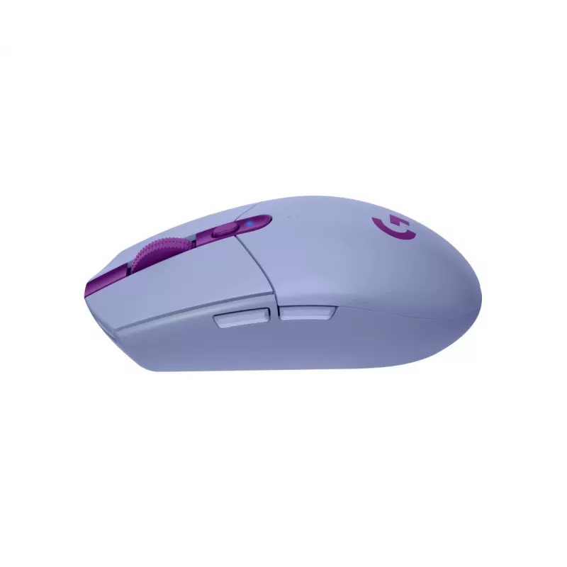 Logitech G305 Lightspeed bezvadu spēļu pele ceriņkrāsā