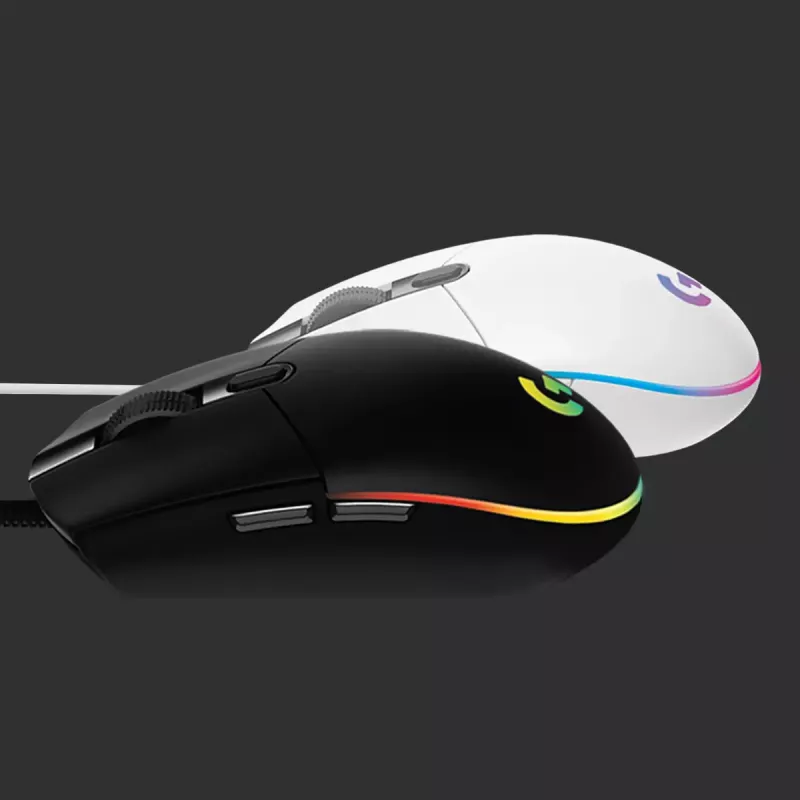 LOGITECH G203 Lightsync Gaming Mouse USB Melns