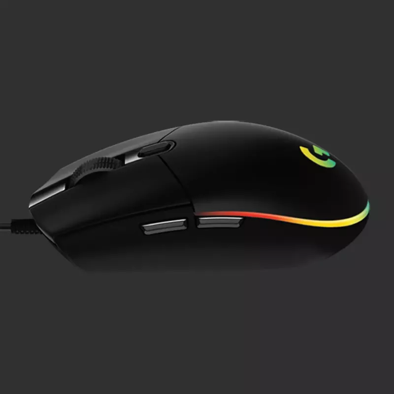 LOGITECH G203 Lightsync Gaming Mouse USB Melns