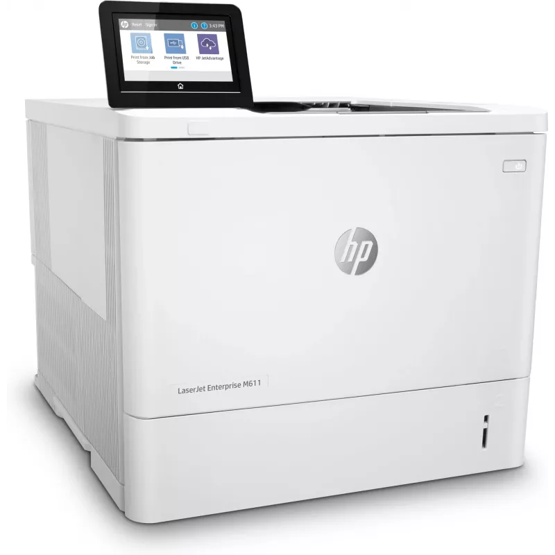 HP LaserJet Enterprise M611dn, lāzerprinteris, 1200 x 1200 DPI, A4, 61 lpp/min, dupleksā druka, tīkls