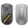 Optiskā Bluetooth pele Lenovo 600 — 2400 DPI, Bluetooth 5.0, divu ierīču savienojums, 3 pogas, rullītis, dzelzs pelēka