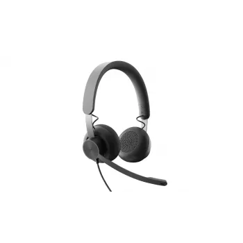 LOGITECH Zone Wired - USB-C / USB-A - Austiņas ar mikrofonu - UC Zone - Melna