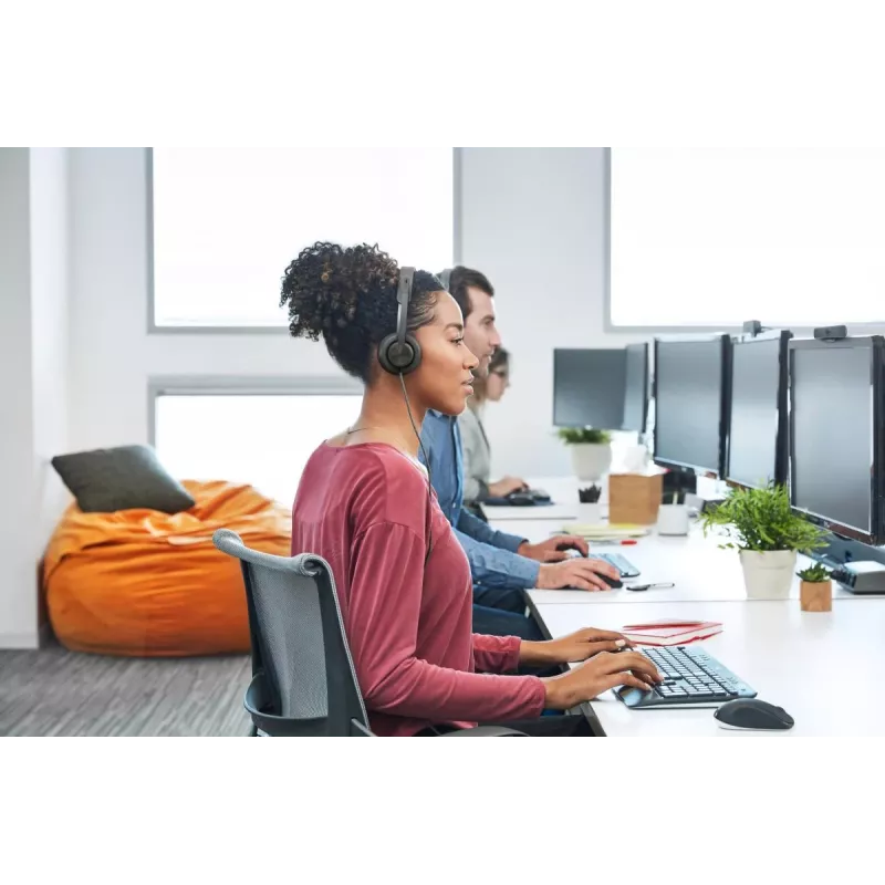 LOGITECH Zone Wired - USB-C / USB-A - Austiņas ar mikrofonu - UC Zone - Melna