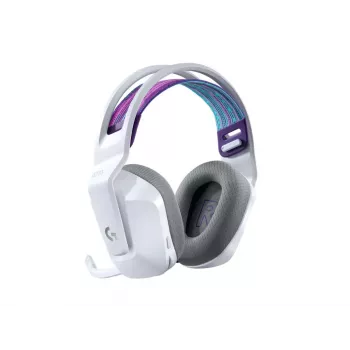 LOGITECH G733 Lightspeed bezvadu RGB spēļu austiņas baltā krāsā