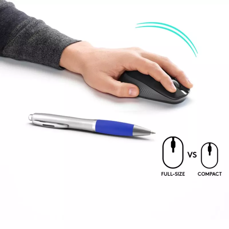 LOGITECH M190 Liela izmēra bezvadu pele Charcoal