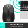 LOGITECH M190 Liela izmēra bezvadu pele Charcoal