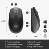 LOGITECH M190 Liela izmēra bezvadu pele Charcoal