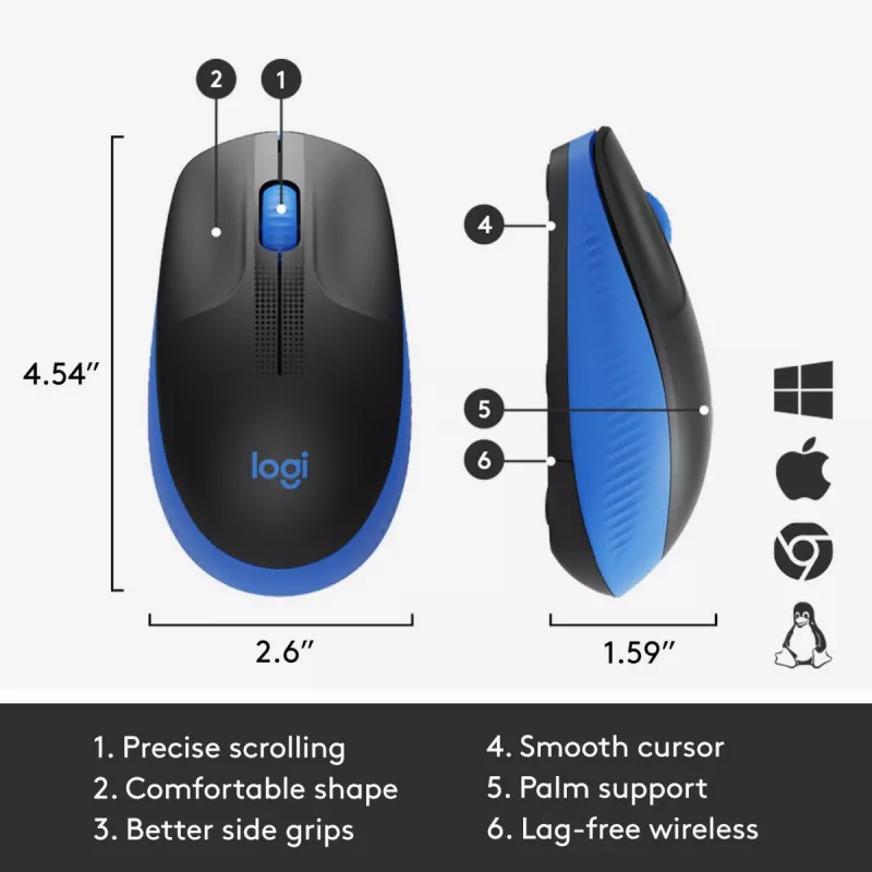 Pele Logitech M190 Wireless USB