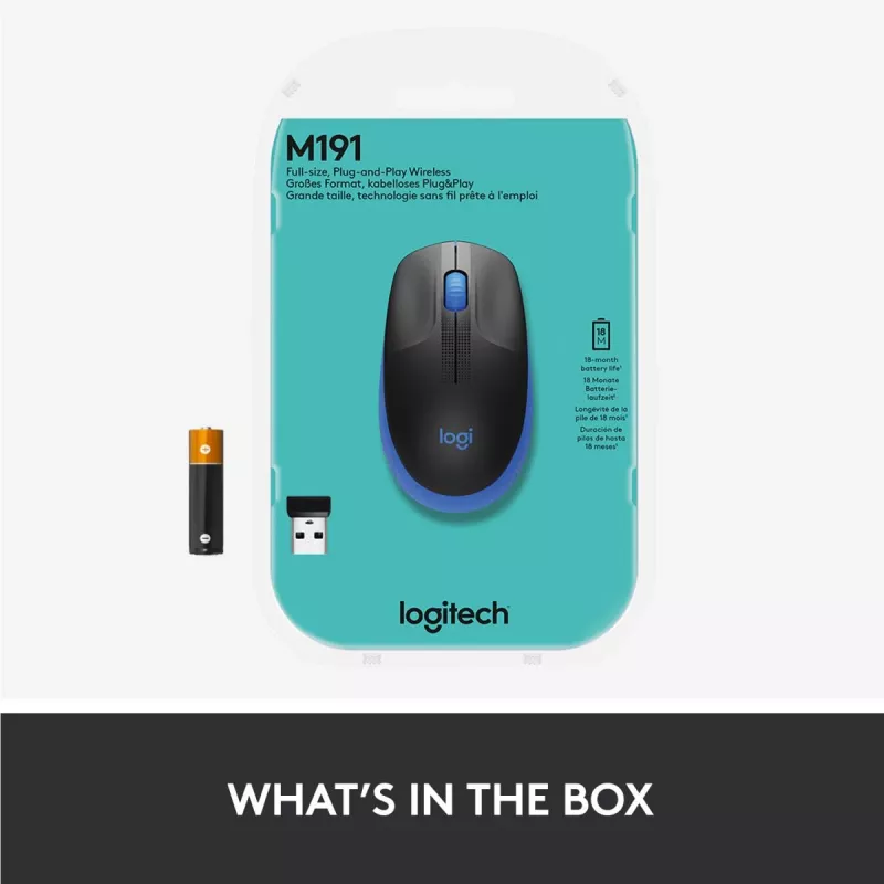Pele Logitech M190 Wireless USB