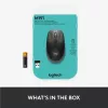 LOGITECH M190 pilna izmēra bezvadu pele vidēji pelēka