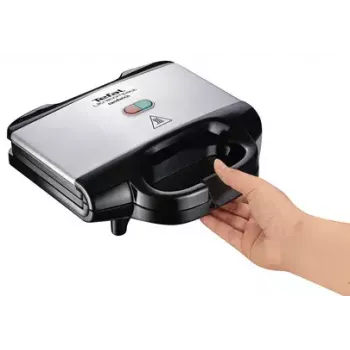 Sviestmaižu gatavotājs Tefal SM1572, 700 W, cepšanas plāksnes 230 x 130 mm, nerūsējošais tērauds/melns