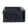 Akyga AK36BK Micro ATX datora korpuss, Micro ATX / Flex ATX / Mini ITX, USB 3.0 + USB 2.0, bez barošanas bloka, melns