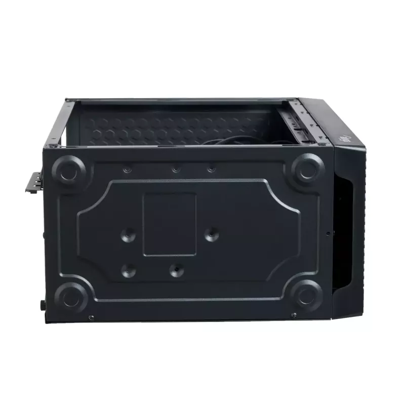 Akyga AK36BK Micro ATX datora korpuss, Micro ATX / Flex ATX / Mini ITX, USB 3.0 + USB 2.0, bez barošanas bloka, melns
