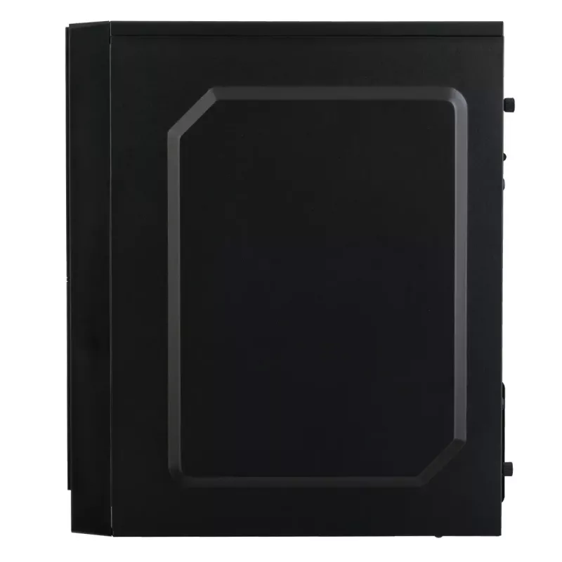 Akyga AK36BK Micro ATX datora korpuss, Micro ATX / Flex ATX / Mini ITX, USB 3.0 + USB 2.0, bez barošanas bloka, melns