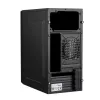 Akyga AK36BK Micro ATX datora korpuss, Micro ATX / Flex ATX / Mini ITX, USB 3.0 + USB 2.0, bez barošanas bloka, melns